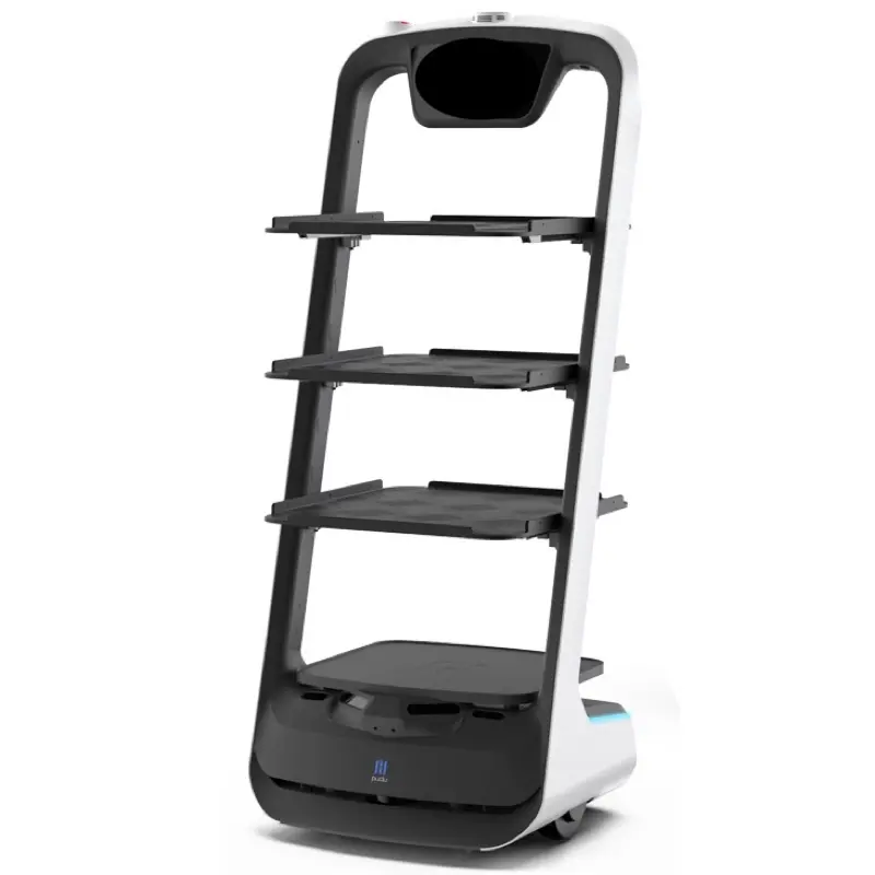 delivery shelves removable food computer control robot remote control p1