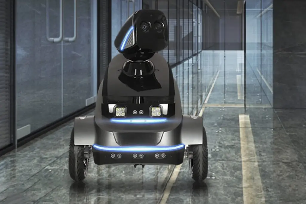 security video camera scanning mapping robot remote control movement p5