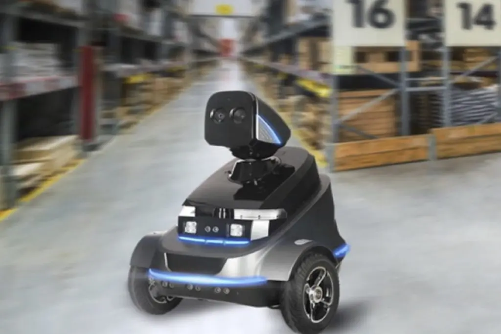 security video camera scanning mapping robot remote control movement p6