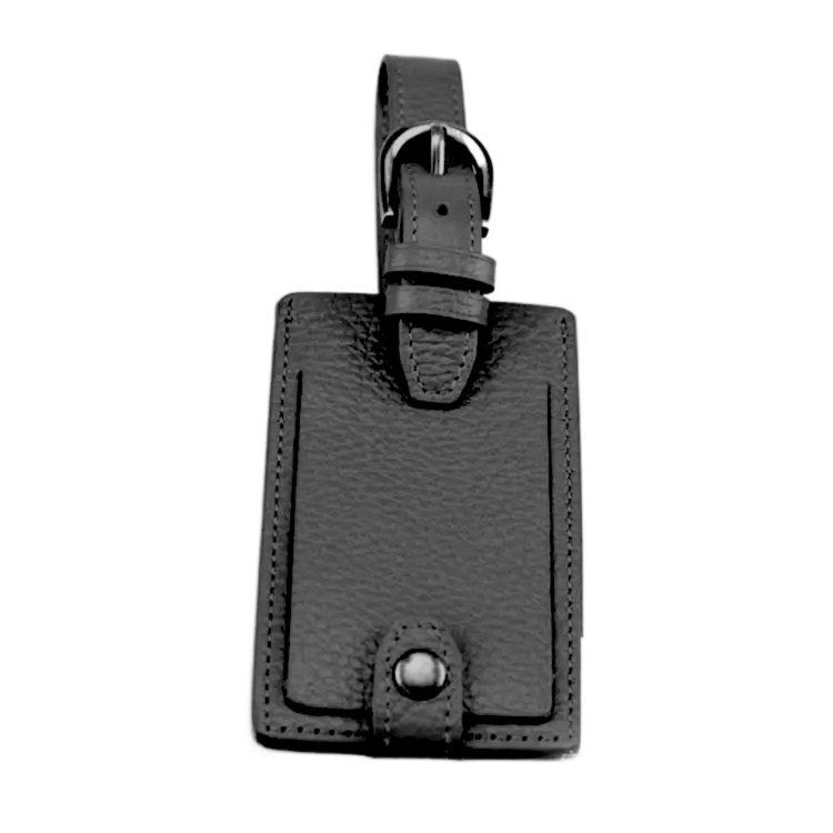 vegan vegetarian leather luggage tags 11j