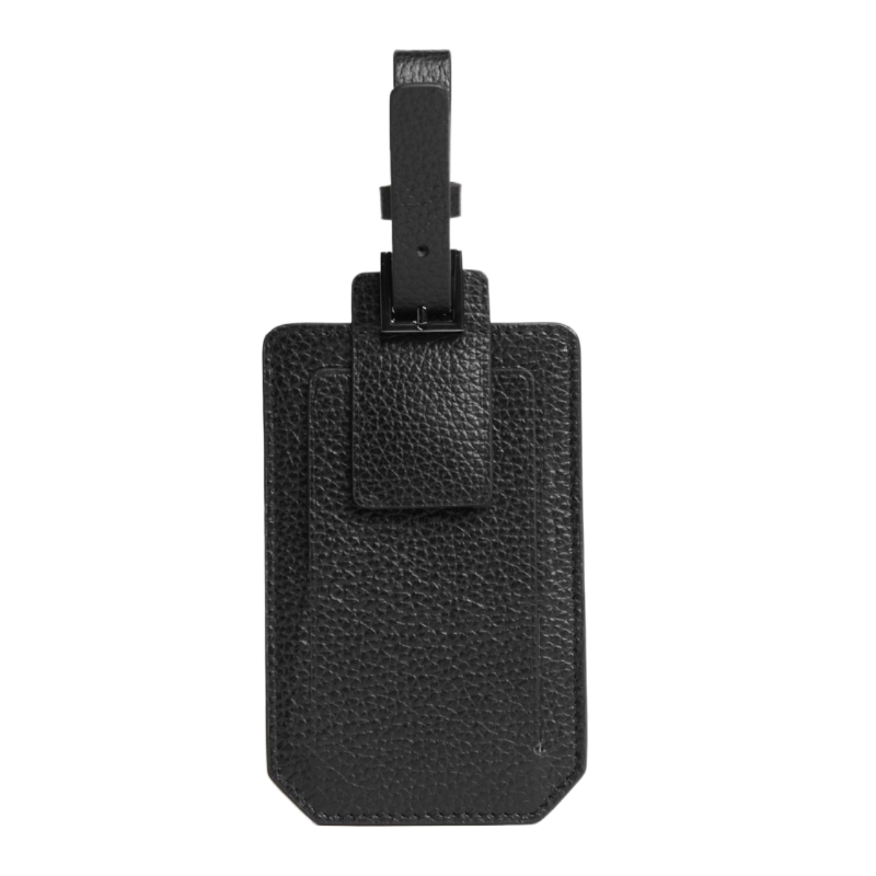 vegan vegetarian leather luggage tags 5
