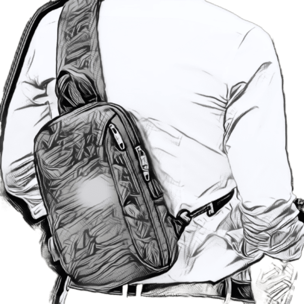 vegan vegetarian bioleather recycled rucksack backpack laptop bag sketch 15a